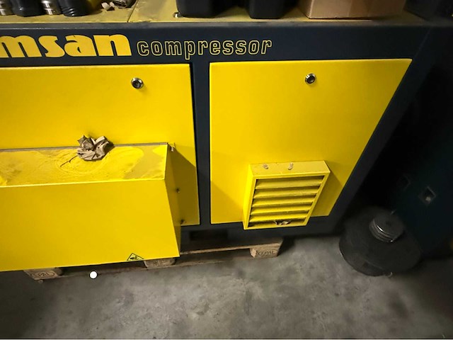 2017 tamsan tvk 800 ek schroefcompressor - afbeelding 3 van  6
