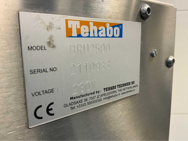 2017 tehabo trb 2500/150 dubbele print- en etiketteermachine (c) - afbeelding 5 van  5