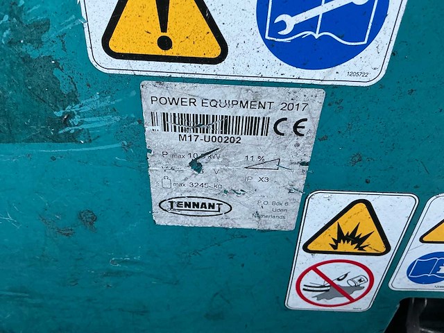 2017 tennant m17 vloer - schrobmachine - afbeelding 13 van  27