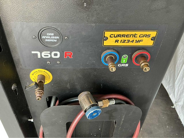 2017 texo 760r airco test- en vulapparaat r134a / r1234yf - afbeelding 9 van  10