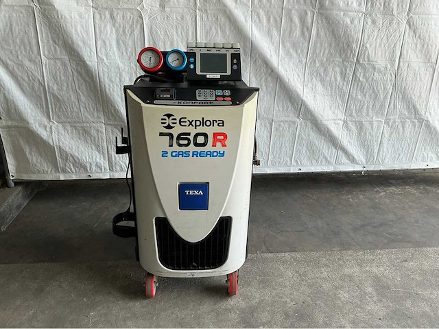 2017 texo 760r airco test- en vulapparaat r134a / r1234yf - afbeelding 1 van  10
