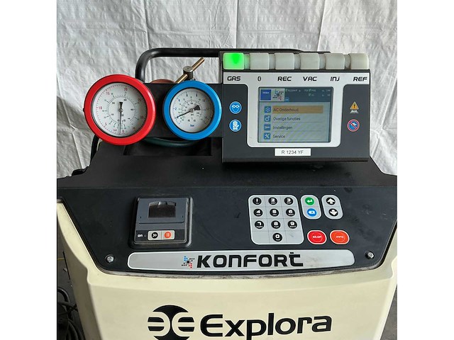 2017 texo 760r airco test- en vulapparaat r134a / r1234yf - afbeelding 9 van  10