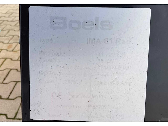 2017 thermobile ima-61 industriële heater / event heater / hetelucht turbine - afbeelding 6 van  14