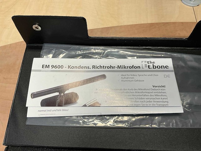 2017 thomann ecm9600 richtmicrofoon - afbeelding 3 van  5