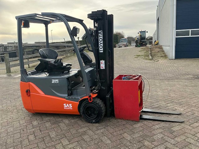 2017 toyota 8fbe20t vorkheftruck - afbeelding 9 van  13