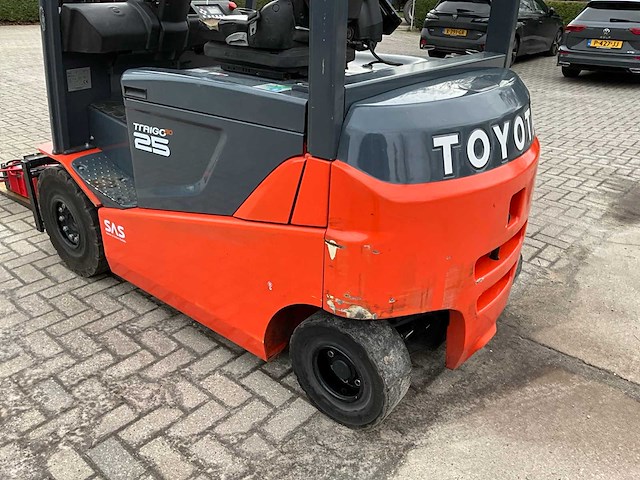 2017 toyota 8fbmkt25 vorkheftruck - afbeelding 22 van  24