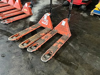 2017 toyota lhm230 hand hydraulische palletwagen (2x) - afbeelding 1 van  5