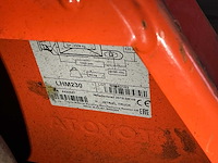 2017 toyota lhm230 hand hydraulische palletwagen (2x) - afbeelding 4 van  5