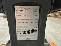 2017 toyota lpe200 meerijpallettruck - afbeelding 5 van  13