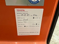 2017 toyota lwe160 elektrische palletwagen - afbeelding 4 van  14