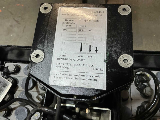 2017 toyota swe080l elektrische palletwagen - afbeelding 7 van  8