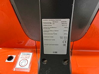 2017 toyota swe080l elektrische palletwagen - afbeelding 8 van  8