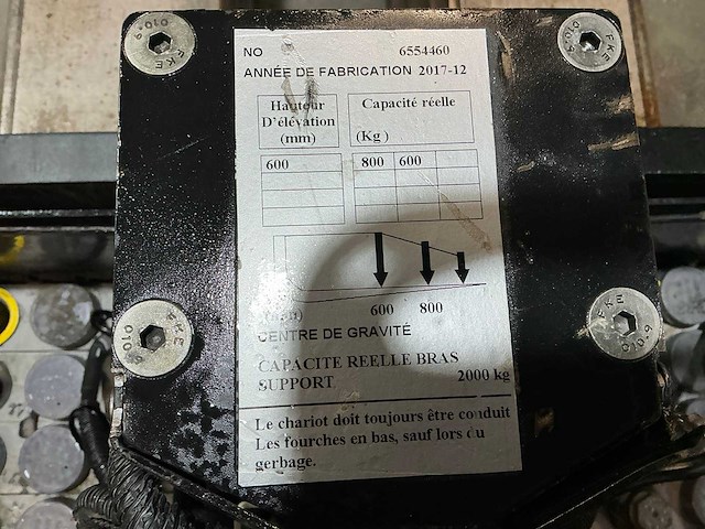 2017 toyota swe080l elektrische palletwagen - afbeelding 10 van  10