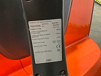 2017 toyota swe080l elektrische palletwagen - afbeelding 2 van  10