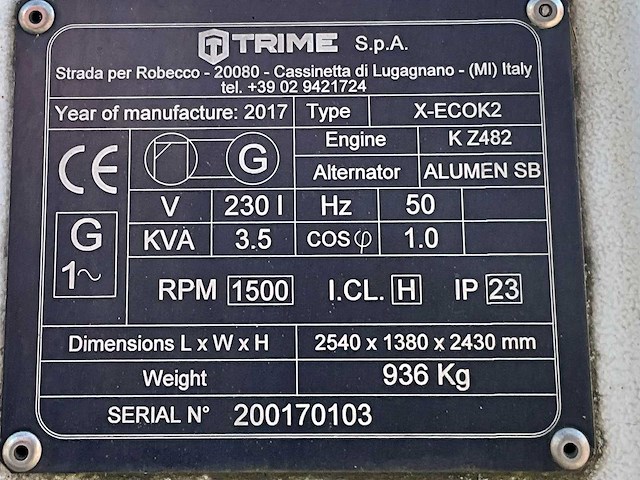 2017 trime x-ecok x-ecok2 led lichtmast aggregaat aanhangwagen - afbeelding 11 van  20