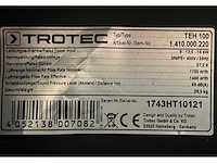 2017 trotec teh 100 industriële heater - afbeelding 3 van  5