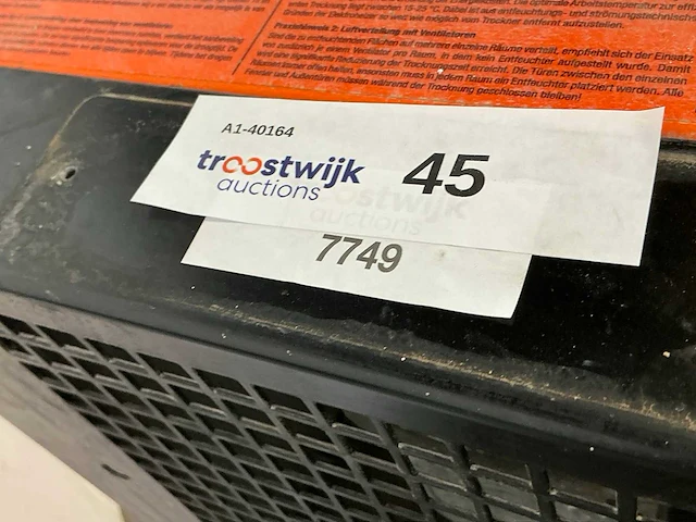 2017 trotec ttk 400 bouwdroger 75l - afbeelding 5 van  5