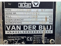 2017 van der blij bsv 408/80 mechanische blokkenklem - afbeelding 7 van  8