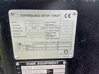 2017 vdbk fb20-c2ac heftruck - afbeelding 18 van  26
