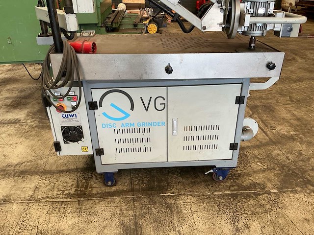 2017 vg machines bvba dag schijfarm-slijpmachine - afbeelding 7 van  21