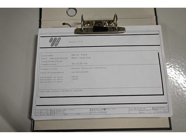 2017 vieweg uv bond unit / main seal unit inclusief benteler uitvoer rollenbaan (c) - afbeelding 13 van  24