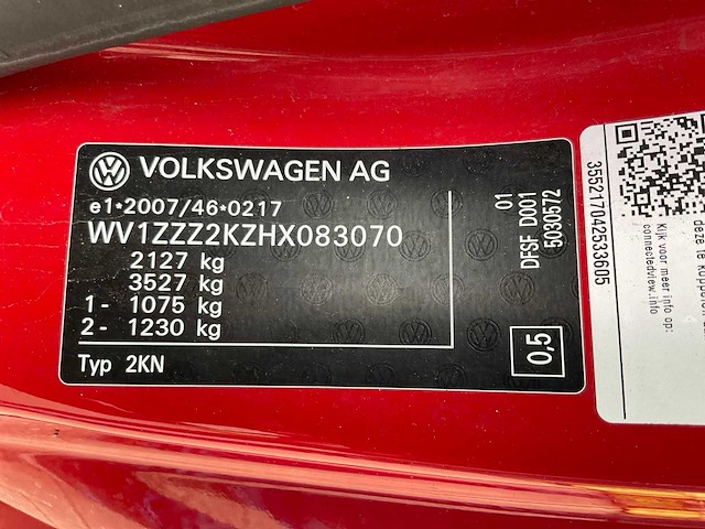 2017 volkswagen caddy 2.0tdi l1h1 trendline bedrijfswagen - afbeelding 17 van  24