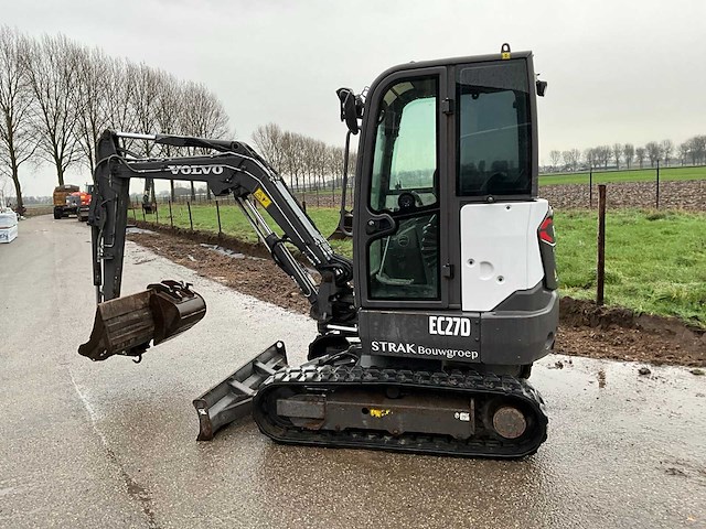 2017 volvo ec27d minigraafmachine - afbeelding 21 van  23