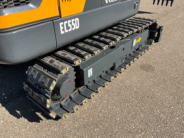 2017 volvo ec55d midigraafmachine - afbeelding 11 van  31