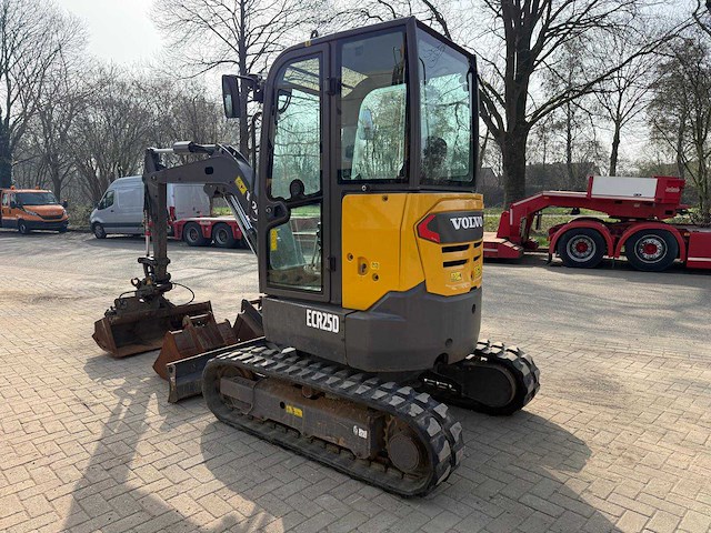 2017 volvo ecr25d mini graafmachine - afbeelding 10 van  17
