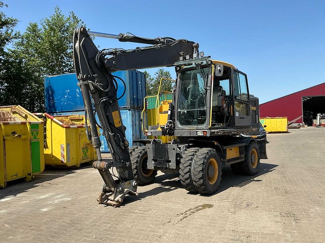 2017 volvo ew160e banden graafmachine 4x4 - afbeelding 1 van  16