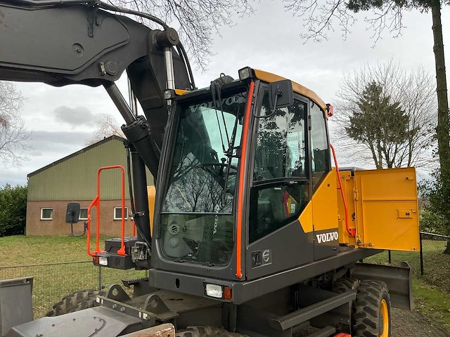 2017 volvo excavator ew 180e banden graafmachine - afbeelding 6 van  39