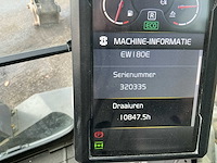 2017 volvo excavator ew 180e banden graafmachine - afbeelding 32 van  39