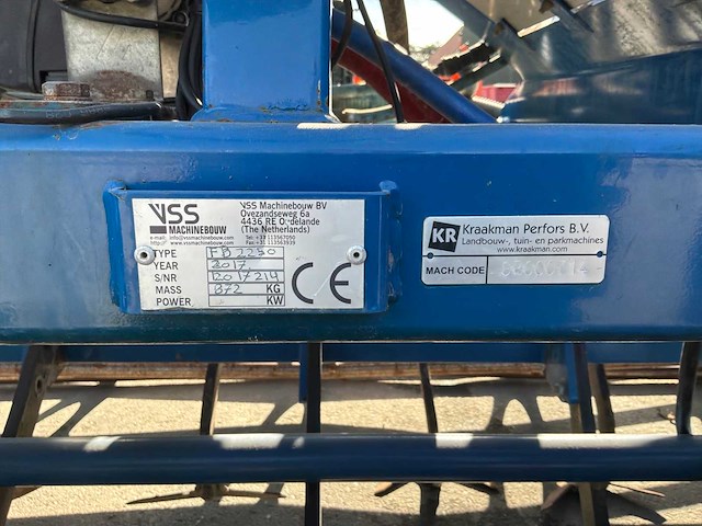 2017 vss fb 2250 zaaibedbereider - afbeelding 4 van  12