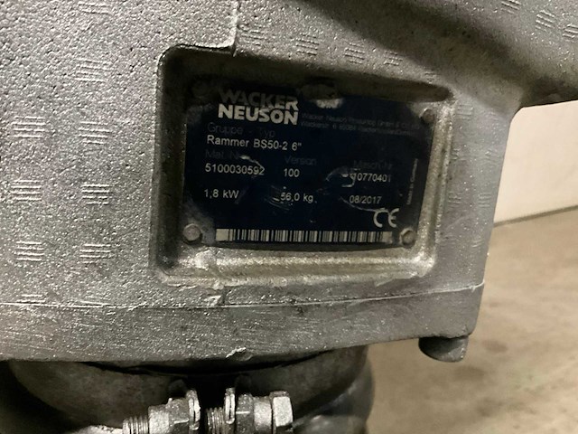 2017 wacker neuson bs50-2 trilstamper - afbeelding 7 van  7