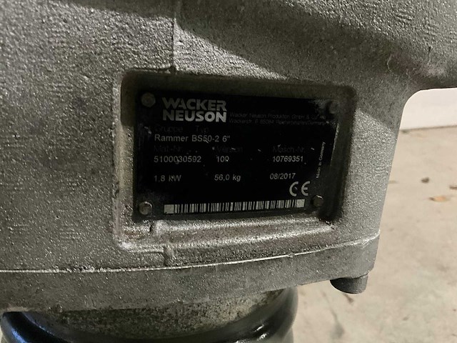 2017 wacker neuson bs50-2 trilstamper - afbeelding 7 van  7
