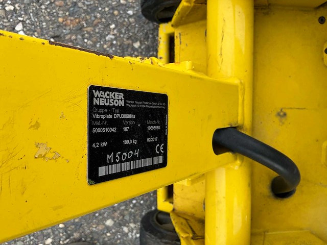 2017 wacker neuson dpu3060hts trilplaat - afbeelding 7 van  15
