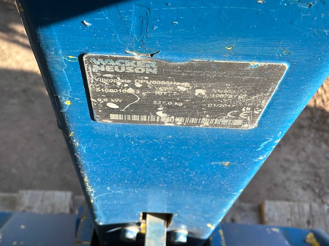 2017 wacker neuson dpu6555 trilplaat - afbeelding 3 van  3
