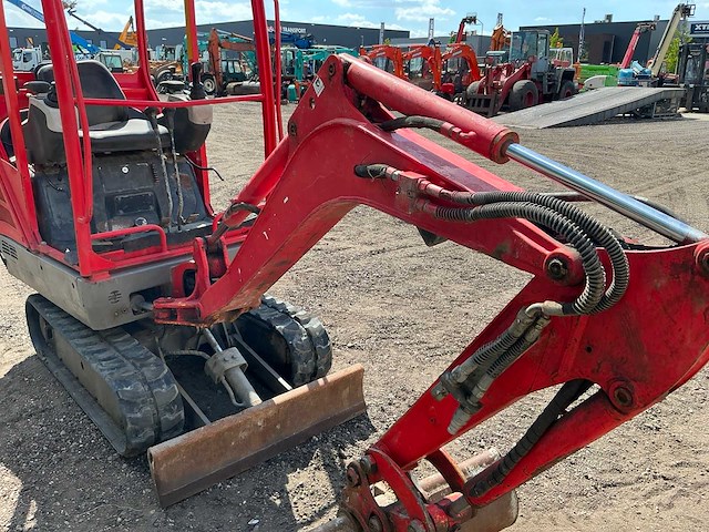 2017 wacker-neuson et16 minigraafmachine defect - afbeelding 9 van  35