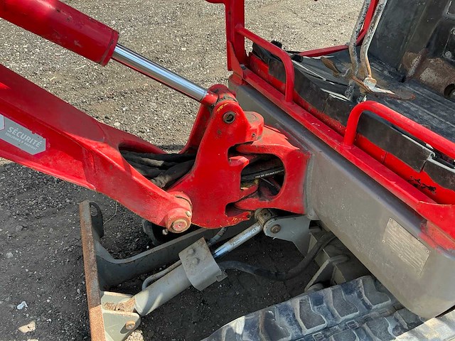 2017 wacker-neuson et16 minigraafmachine defect - afbeelding 10 van  35