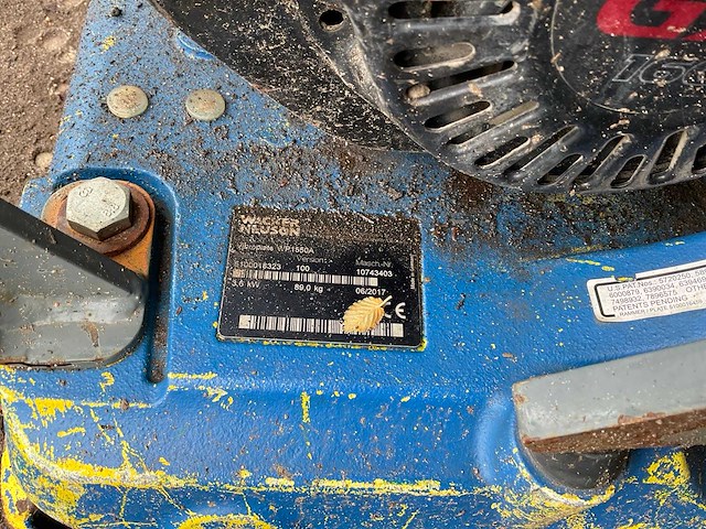 2017 wacker neuson wp1550a trilplaat - afbeelding 5 van  6
