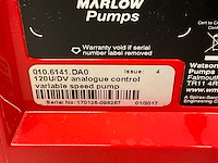 2017 watson marlow 120u/dv peristaltische pomp (3x) - afbeelding 4 van  6