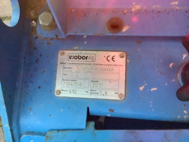 2017 weber cr6 trilplaat - afbeelding 4 van  6