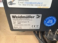 2017 weidmüller powerstripper 16 kabelstripmachine - afbeelding 6 van  6