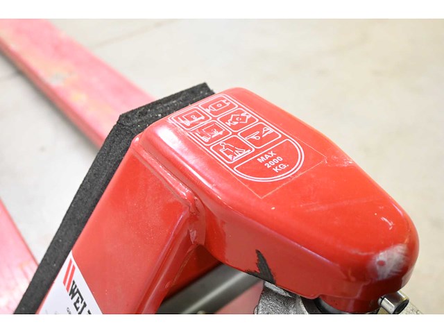 2017 weldon qpd200 hand hydraulische palletwagen - afbeelding 5 van  5