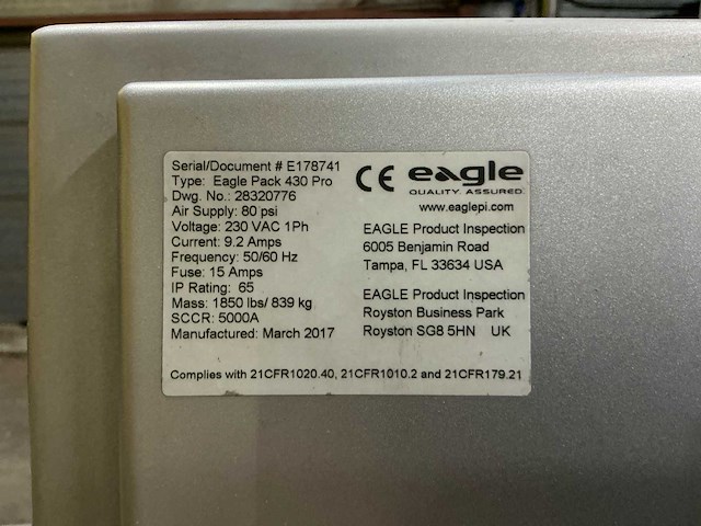 2017 x-ray eagle pro eagle pack 430 pro controle apparatuur - afbeelding 6 van  24