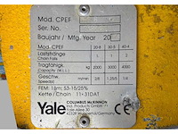 2017 yale cpef 20-8 elektrische kettingtakel - afbeelding 5 van  7