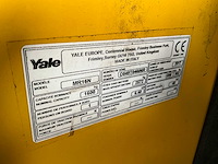 2017 yale mr16n reach truck - afbeelding 10 van  18