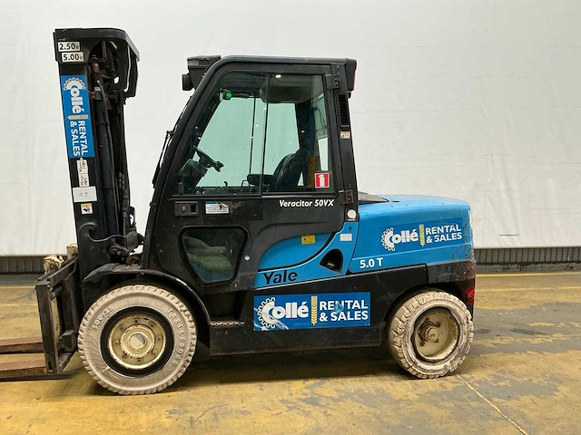 2017 yale veracitor gdp50vx e2514 vorkheftruck - afbeelding 31 van  35