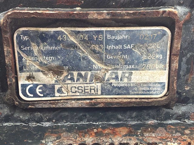 2017 yanmar graafbak - afbeelding 7 van  7