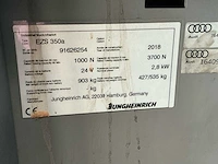 2018 - jungheinrich - ezs-350-a-ftf - takelwagen - afbeelding 2 van  10